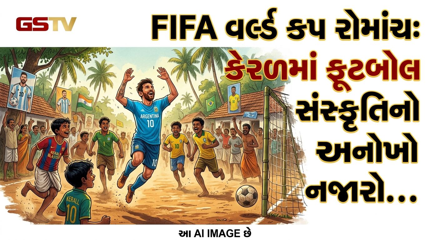 VIDEO:ANDAR NI VAAT/FIFA વર્લ્ડ કપ રોમાંચ: કેરળમાં ફૂટબોલ સંસ્કૃતિનો અનોખો નજારો...