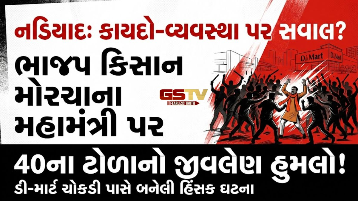 VIDEO: નડિયાદમાં જૂની અદાવતમાં ભાજપ નેતા પર હુમલો, આરોપીઓને ઝડપી પાડવા તપાસનો ધમધમાટ શરૂ