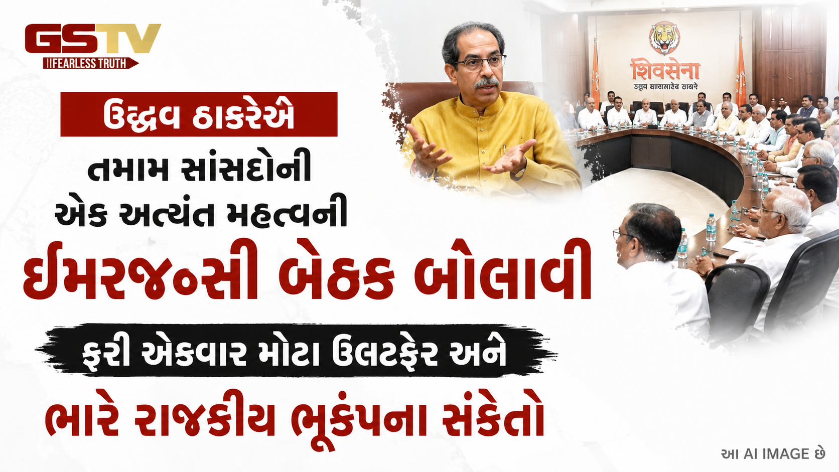 VIDEO: ઉદ્ધવ ઠાકરેએ તમામ સાંસદોની એક અત્યંત મહત્ત્વની ઈમરજન્સી બેઠક બોલાવી  ફરી એકવાર મોટા ઉલટફેર અને ભારે રાજકીય ભૂકંપના સંકેતો