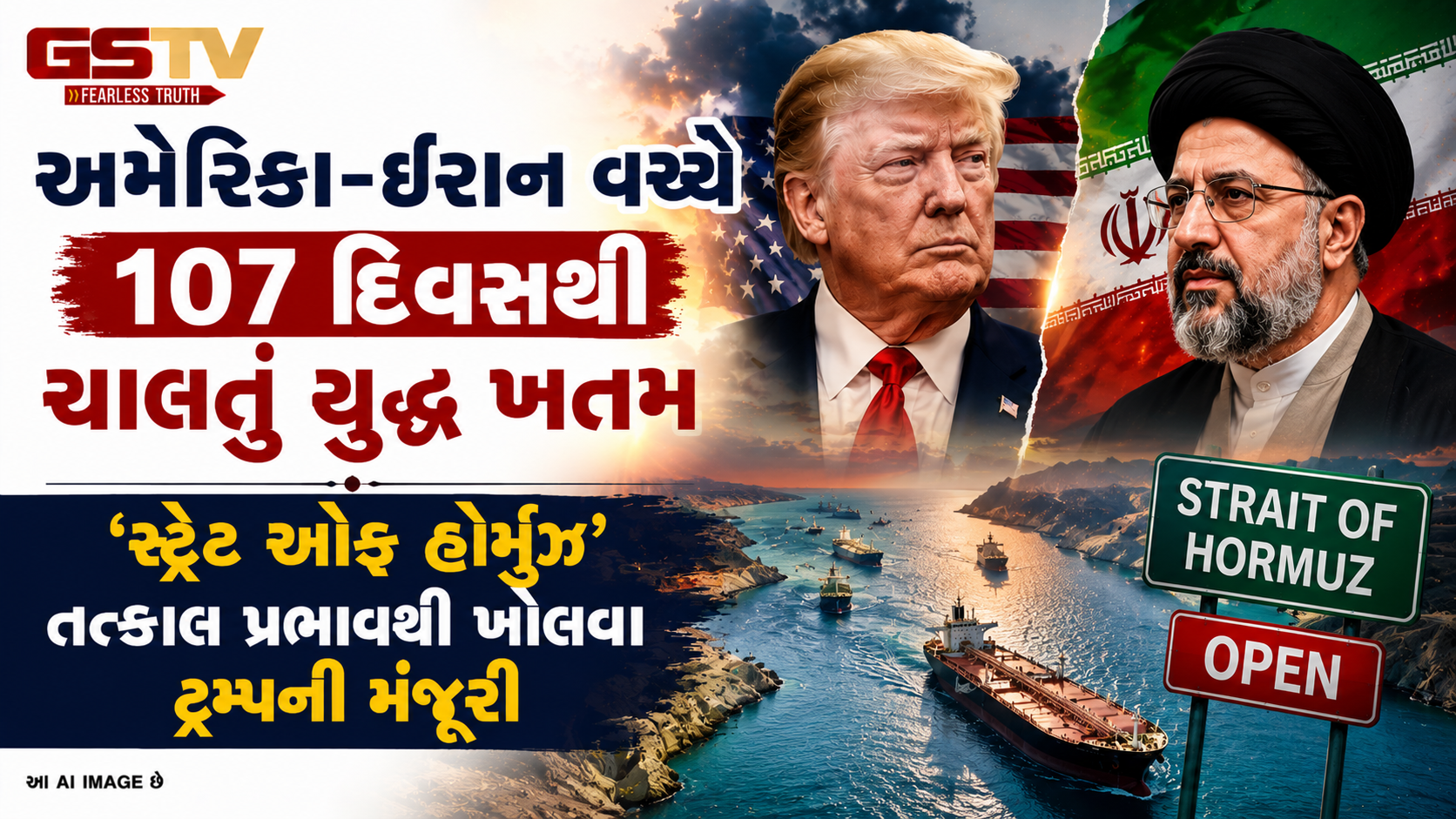 'સ્ટ્રેટ ઓફ હોર્મુઝ' થી નીકળી રહ્યા છે તેલ ભરેલા જહાજ, ઈરાન ડીલ બાદ ટ્રમ્પનું મોટું નિવેદન