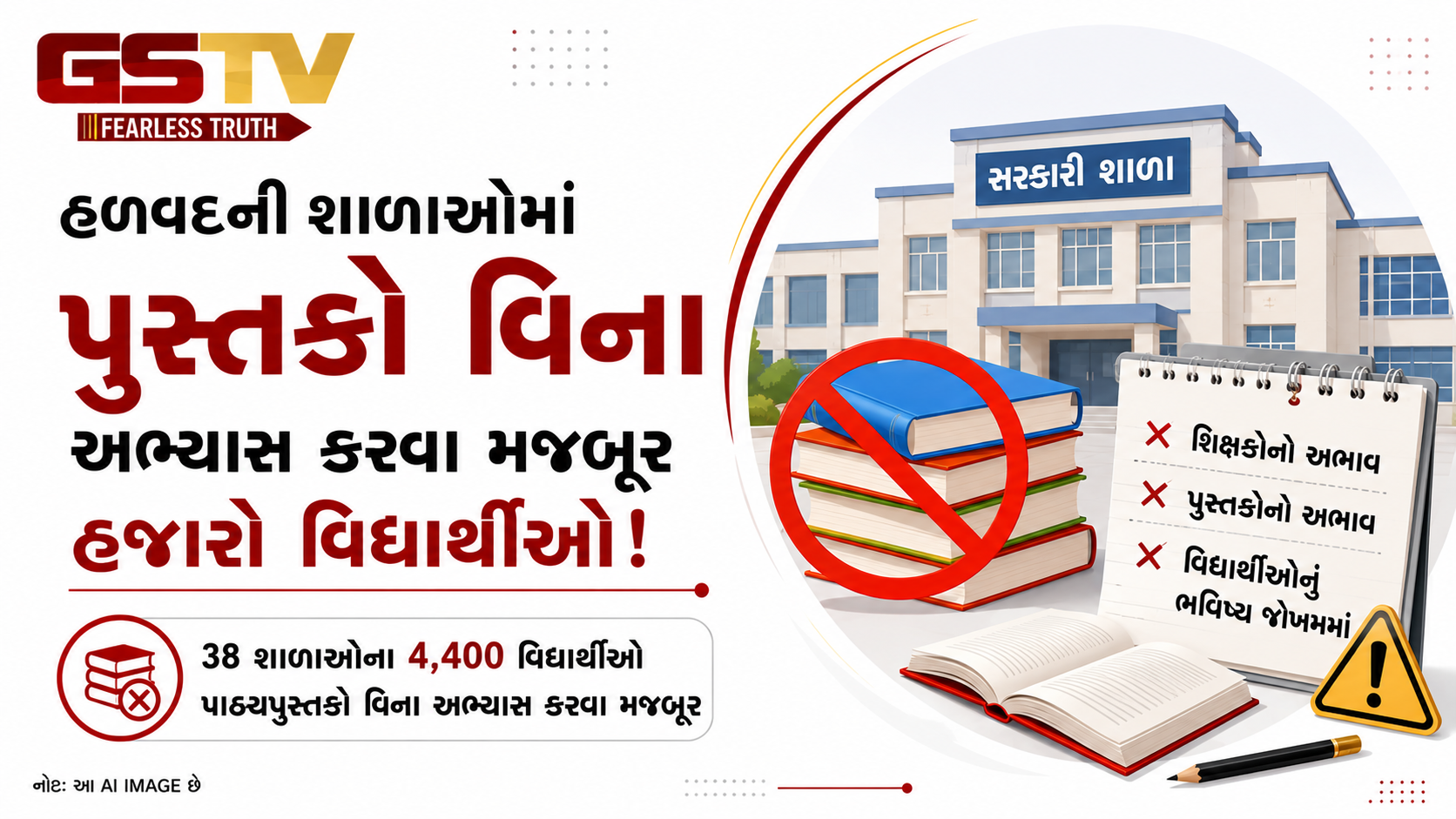 VIDEO : હળવદમાં પુસ્તક વગર અભ્યાસ કરવા વિદ્યાર્થીઓ બન્યા મજબૂર