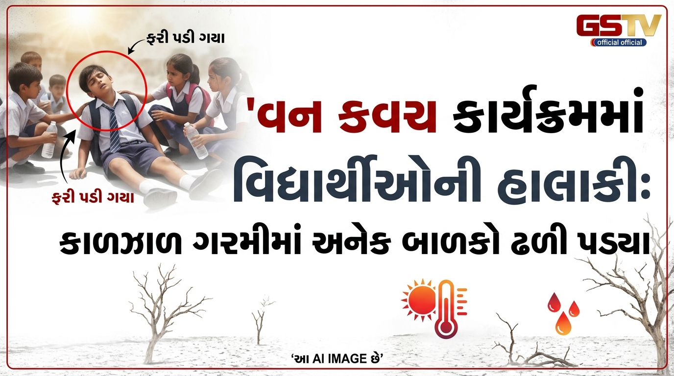 VIDEO: વન કવચ કાર્યક્રમમાં વિદ્યાર્થીઓની હાલાકી, કાળઝાળ ગરમીમાં અનેક બાળકો ઢળી પડ્યા