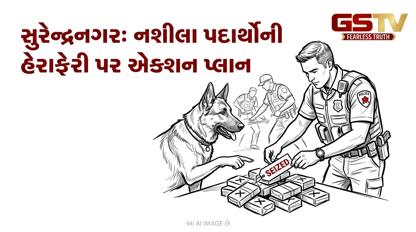 VIDEO: સુરેન્દ્રનગર જિલ્લામાં નશીલા પદાર્થોની હેરાફેરી રોકવા માટે પોલીસે એક્શન પ્લાન તૈયાર