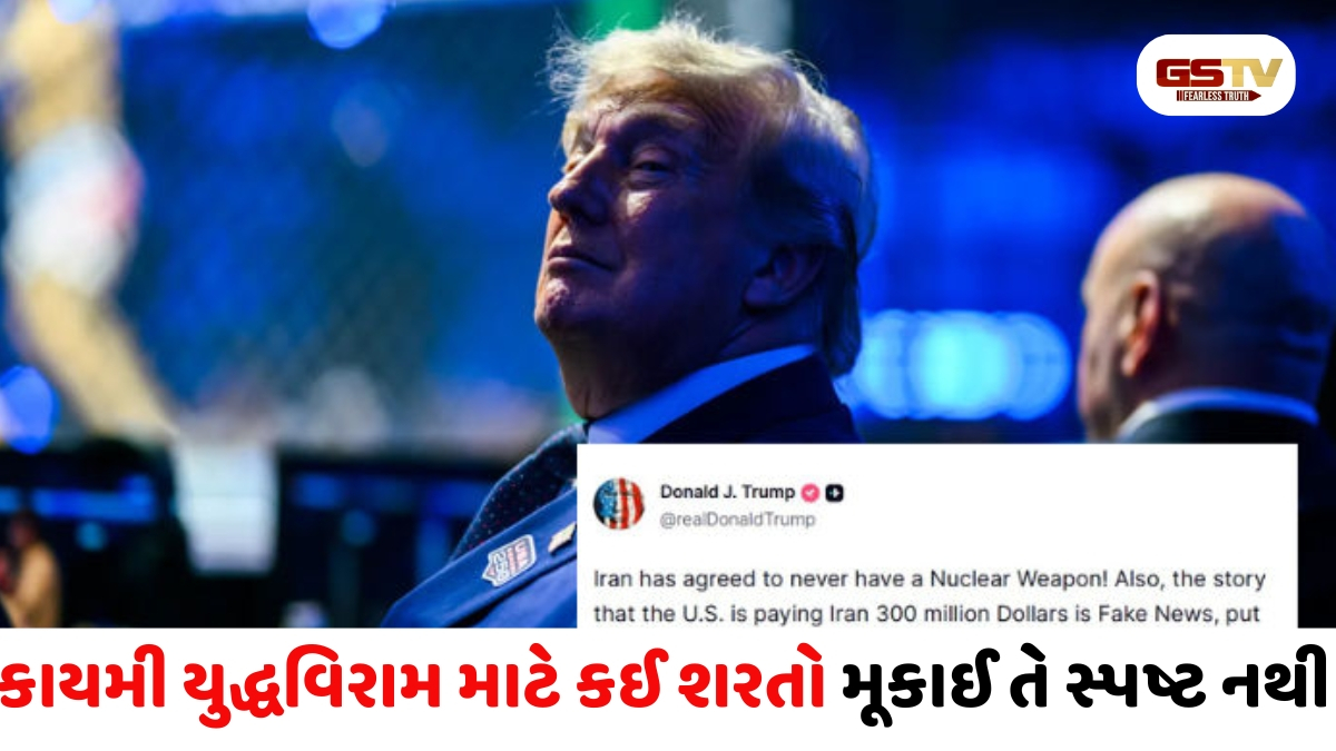 ટ્રમ્પનો મોટો ખુલાસો: ઈરાન ક્યારેય પરમાણુ હથિયાર નહીં બનાવે, 300 મિલિયન ડોલર આપવાની વાત અફવા!