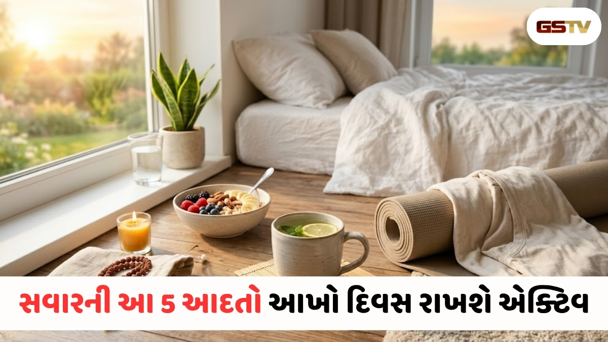Health Tips : દિવસભર સ્ફૂર્તિ અને ઉર્જા મેળવવા માટે સવારે કરો આ 5 સરળ કામ