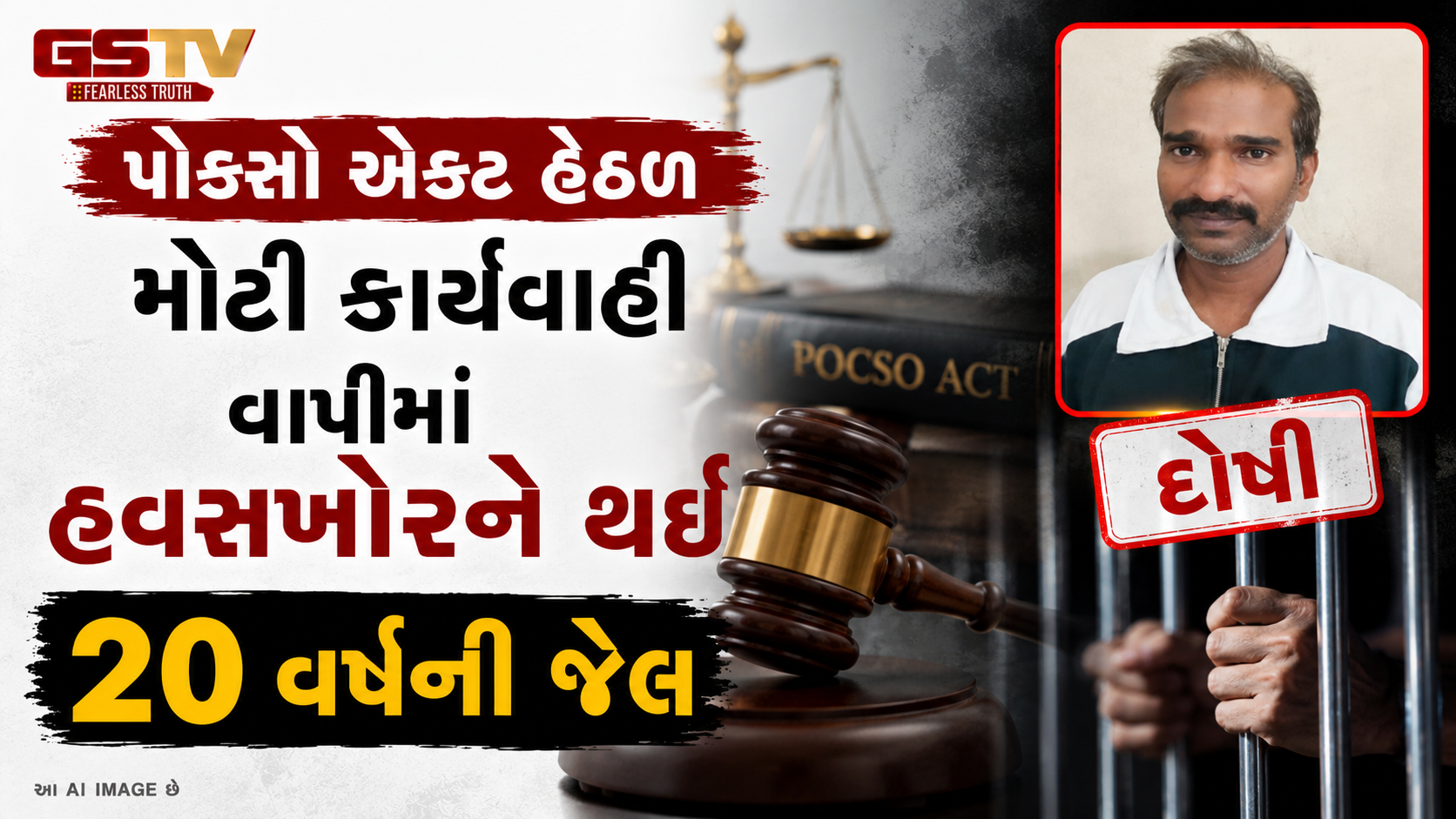 વાપી કોર્ટનો ઐતિહાસિક ચૂકાદો, 14 વર્ષની કિશોરીને ગર્ભવતી બનાવનાર નરાધમને 20 વર્ષની સખત કેદ