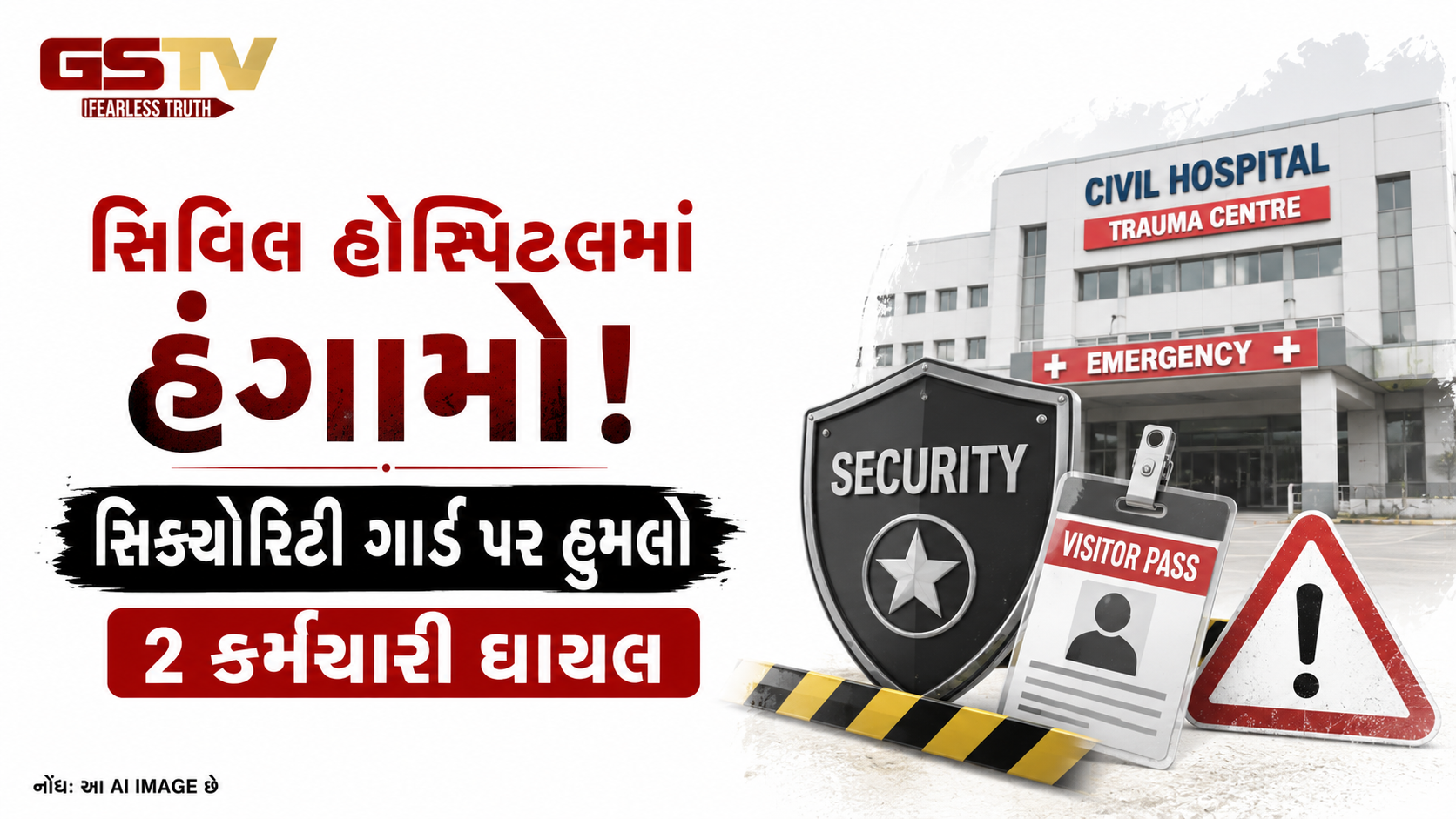 VIDEO : અમદાવાદની સિવિલ હોસ્પિટલમાં દર્દીના પરિવારજનોએ ગાર્ડ પર કર્યો હુમલો