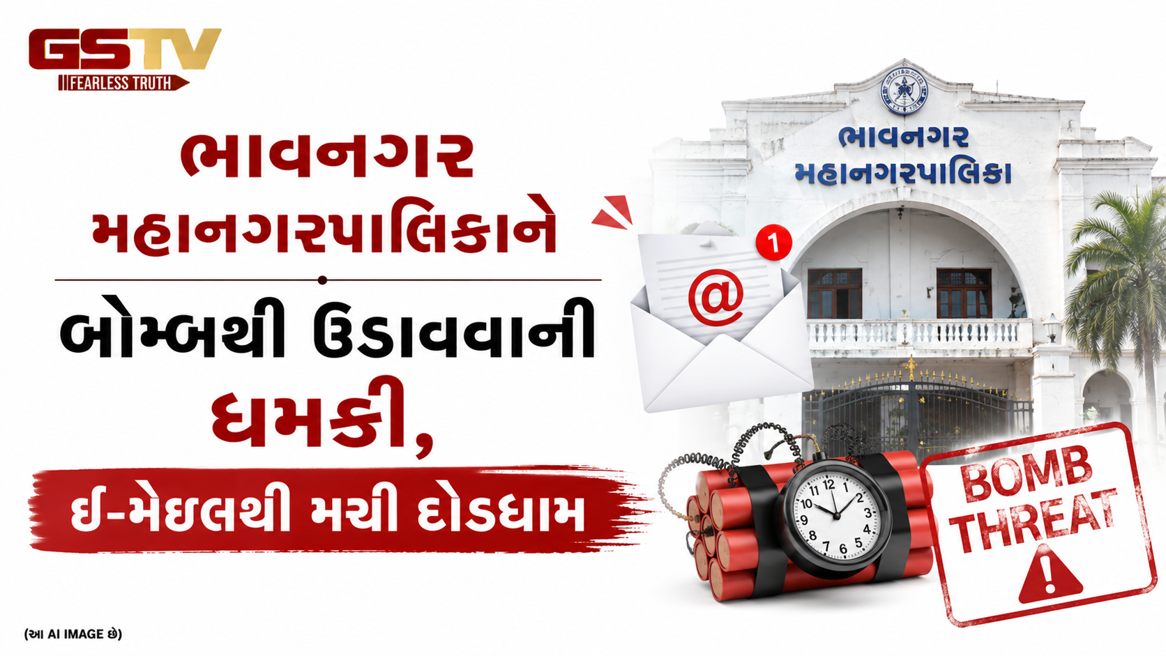 VIDEO:ભાવનગર મહાનગરપાલિકાને બોમ્બથી ઉડાવવાની ધમકી, ઈ-મેઇલથી મચી દોડધામ