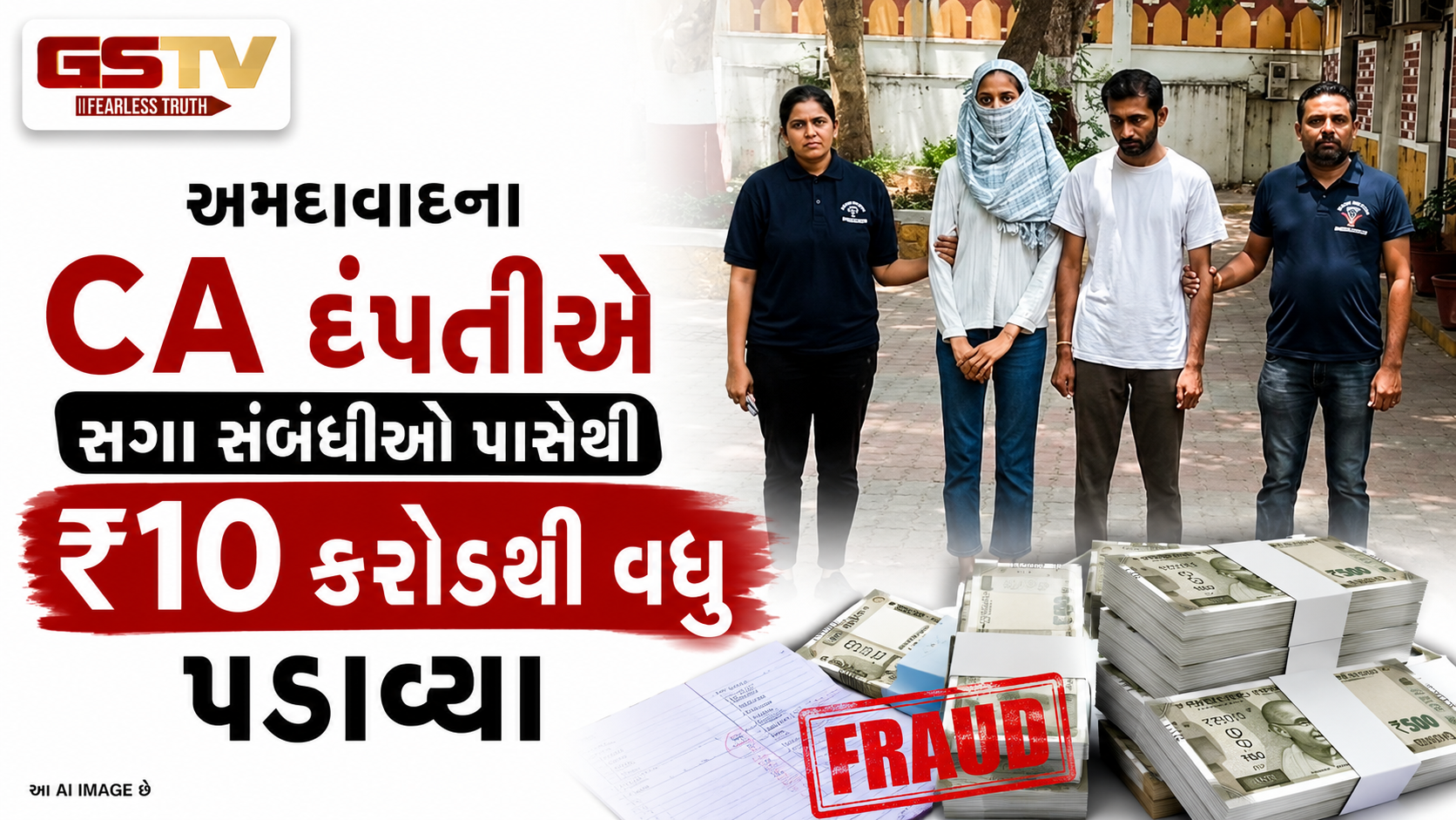 Ahmedabad માં કરોડોનું કૌભાંડ: સગા ભાણેજે CA પત્ની સાથે મળીને મામા સાથે આચરી ₹10.36 કરોડની છેતરપિંડી!