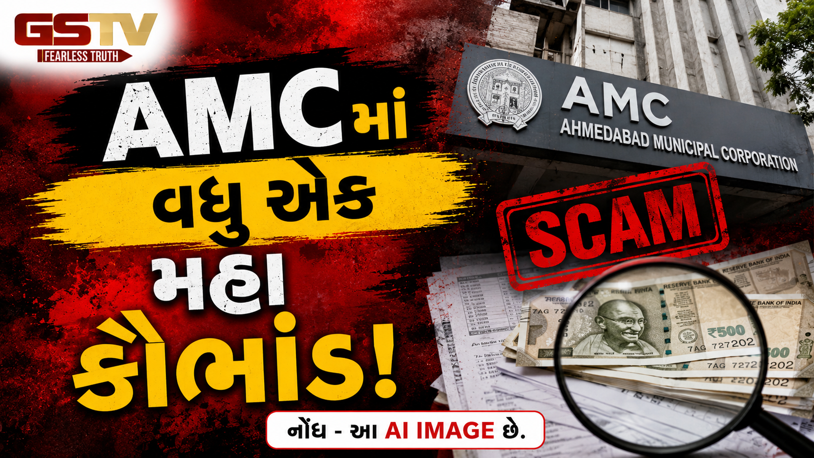 AMCમાં વધુ એક મહા કૌભાંડ, હવે અધિકારીઓ સામે કાર્યવાહીનું નાટક!