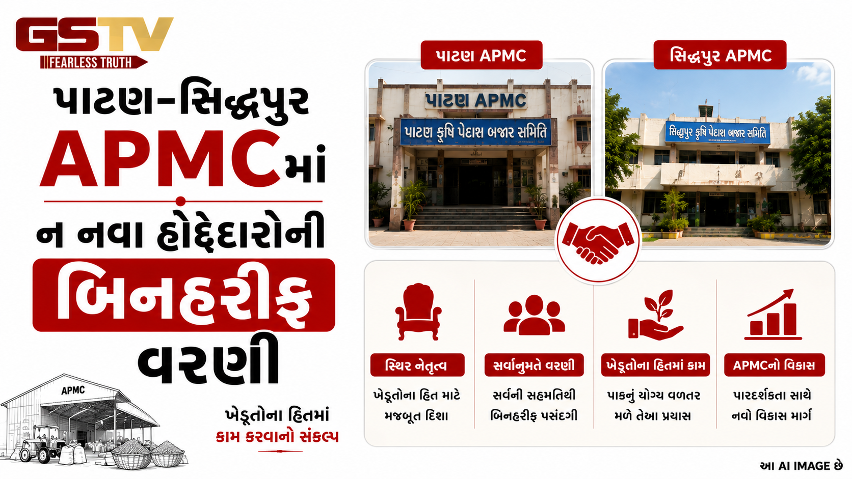VIDEO: પાટણ-સિદ્ધપુર APMCમાં નવા હોદ્દેદારોની બિનહરીફ વરણી