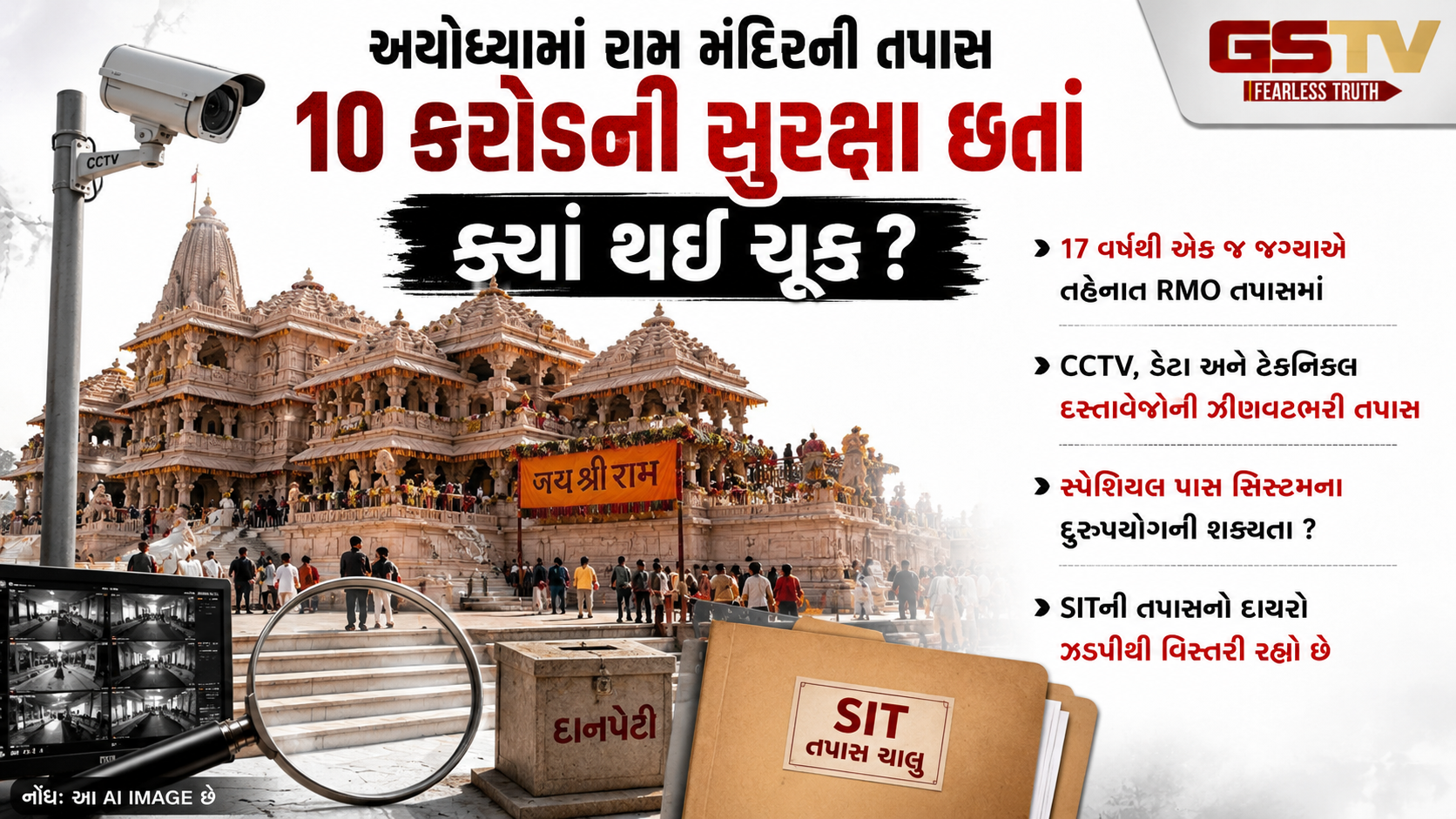 અયોધ્યાની રામનગરીમાં 11 મહિનામાં ₹10 કરોડની સુરક્ષા છતાં ક્યાં થઈ ચૂક? SIT તપાસનો દાયરો વધ્યો