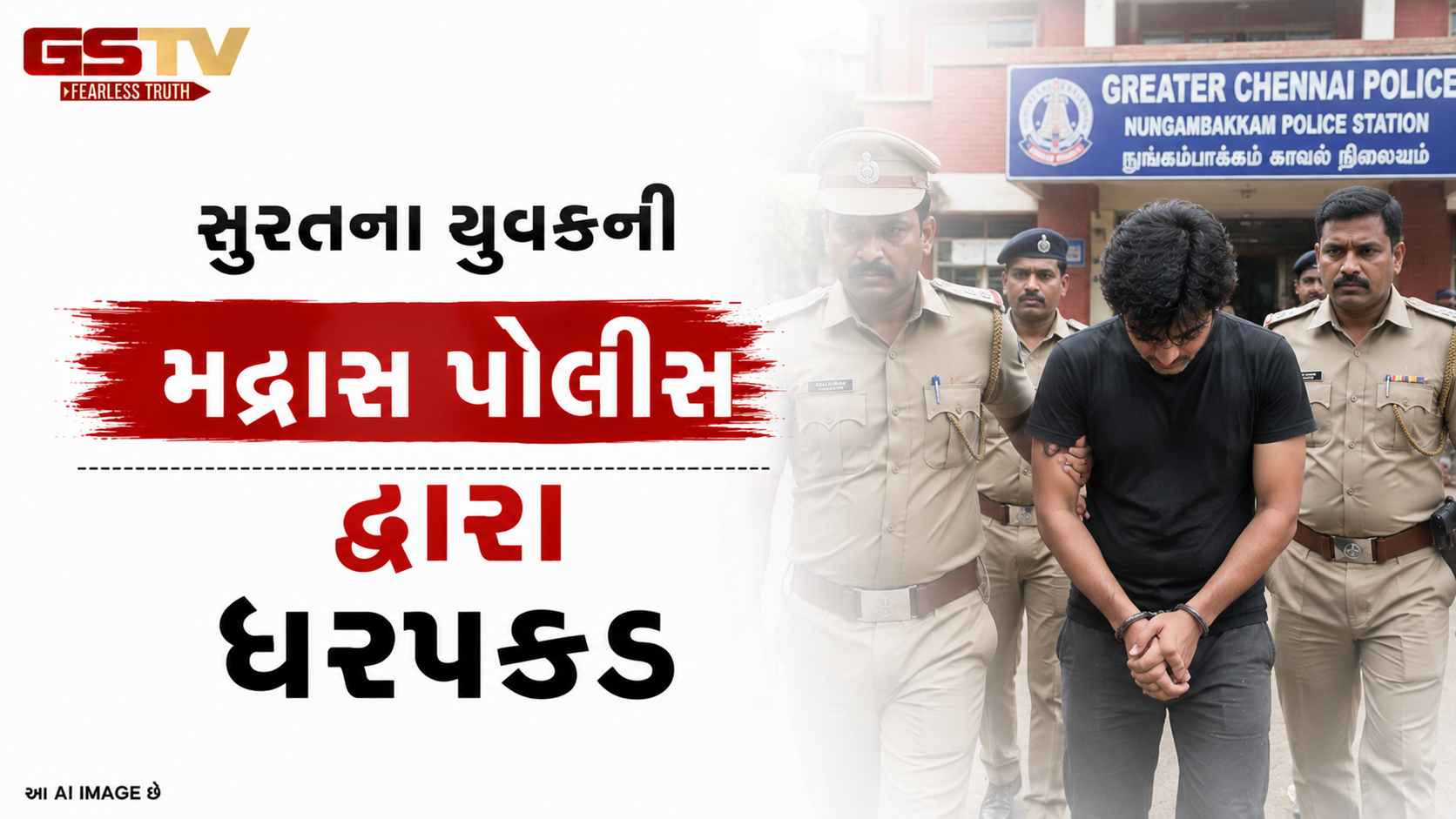 VIDEO:સુરતના યુવકની મદ્રાસ પોલીસ દ્વારા ધરપકડ