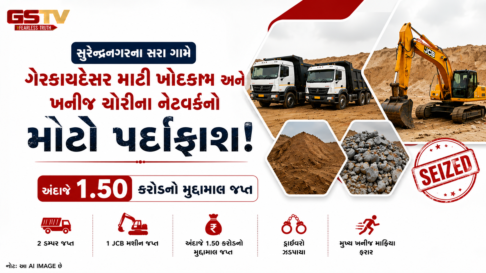 VIDEO : ખનીજ માફિયા પર ASPનો મોટો પ્રહાર