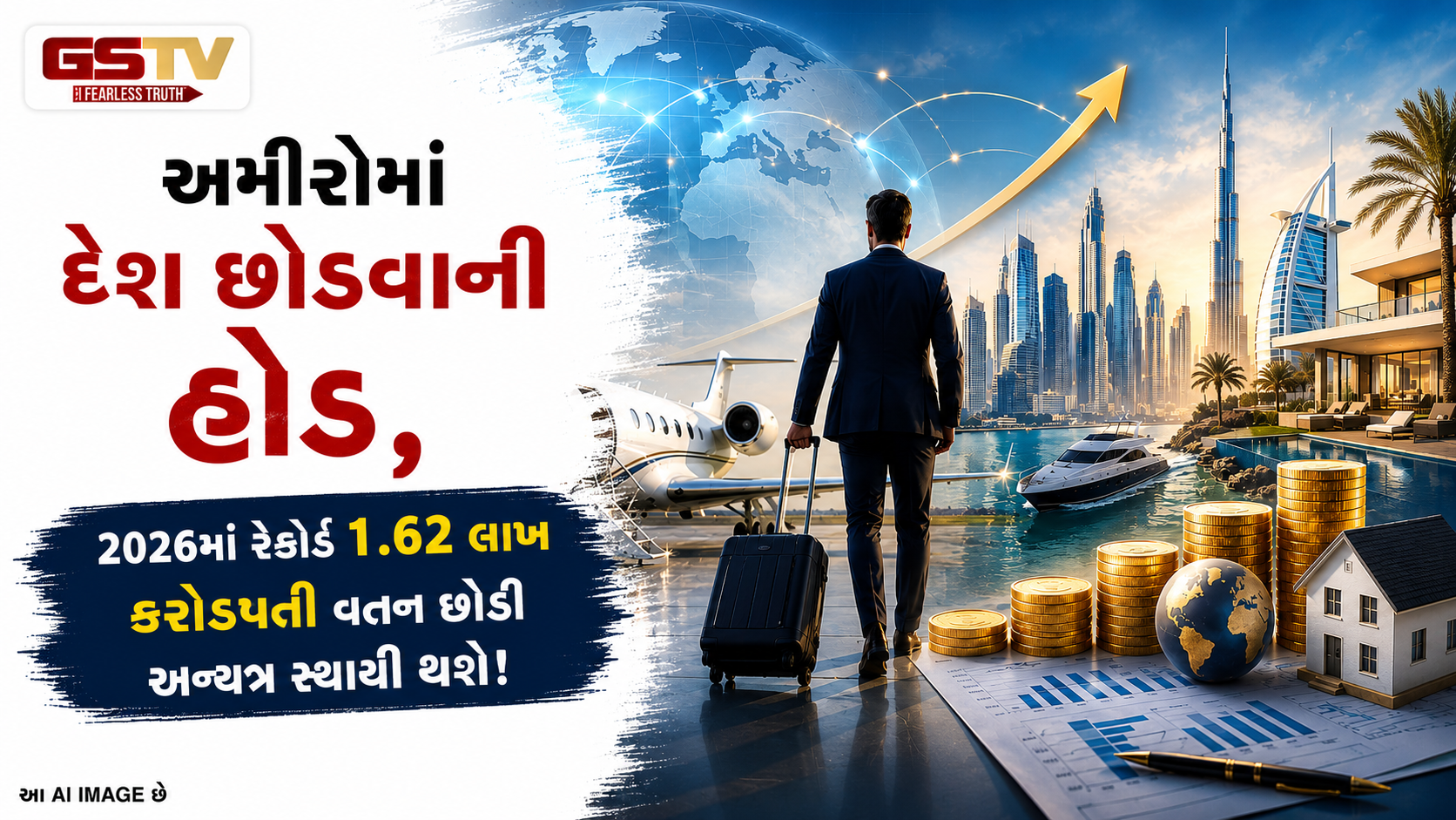 1.65 લાખ કરોડપતિઓ આ વર્ષે દેશ છોડશે! જાણો વૈશ્વિક સ્તરે કેમ બદલાયો ટ્રેન્ડ