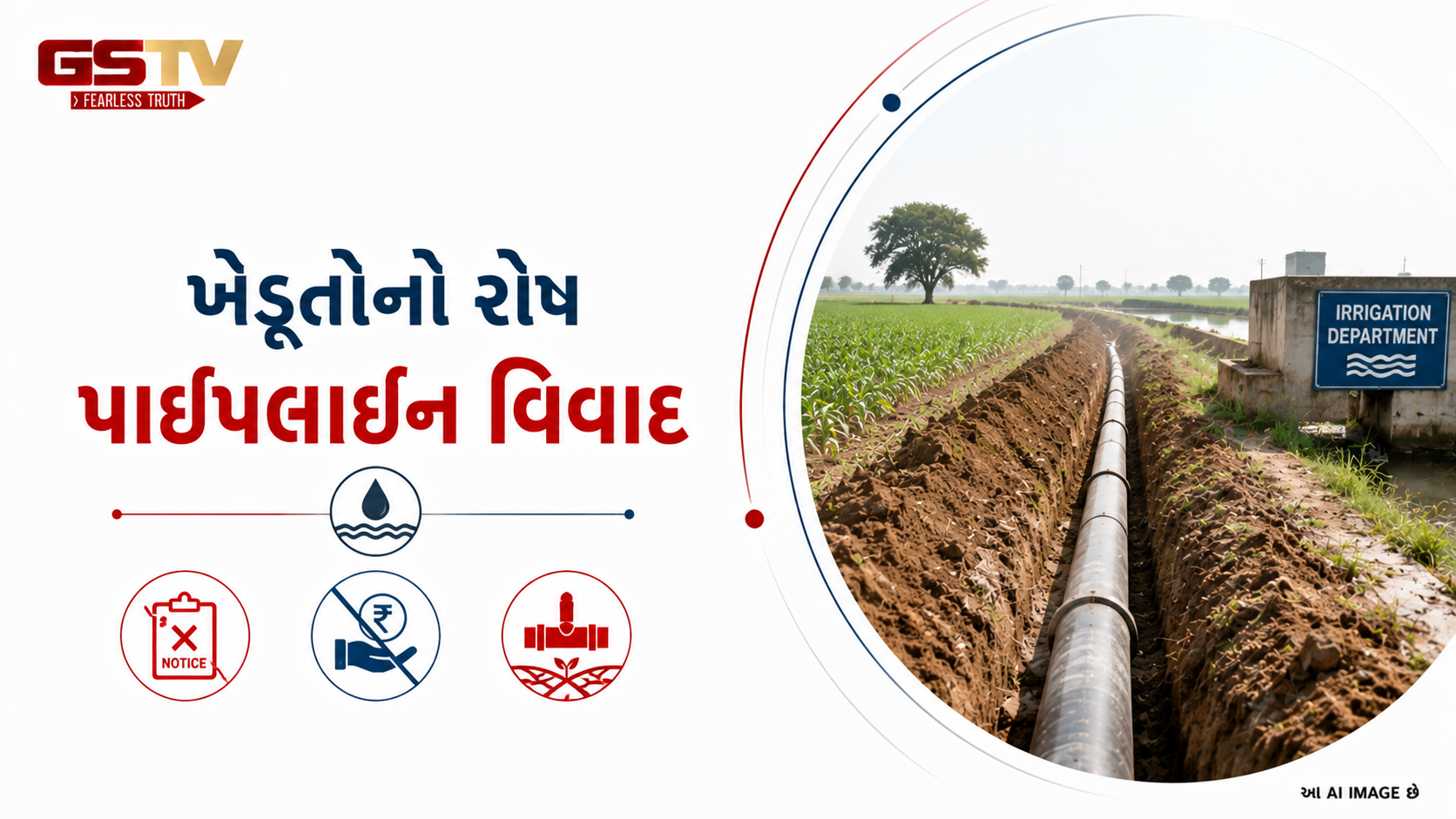 VIDEO : સાણંદના ડરણ ગામે ખેતરમાં પાણી નિકાલની પાઈપલાઈન મુદ્દે વિવાદ વકર્યૌ