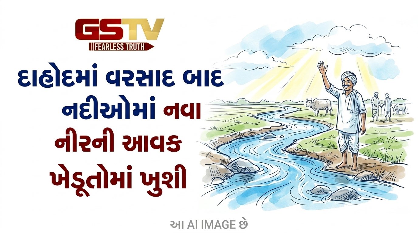 VIDEO: દાહોદમાં વરસાદ બાદ નદીઓમાં નવા નીરની આવક, ખેડૂતોમાં ખુશી