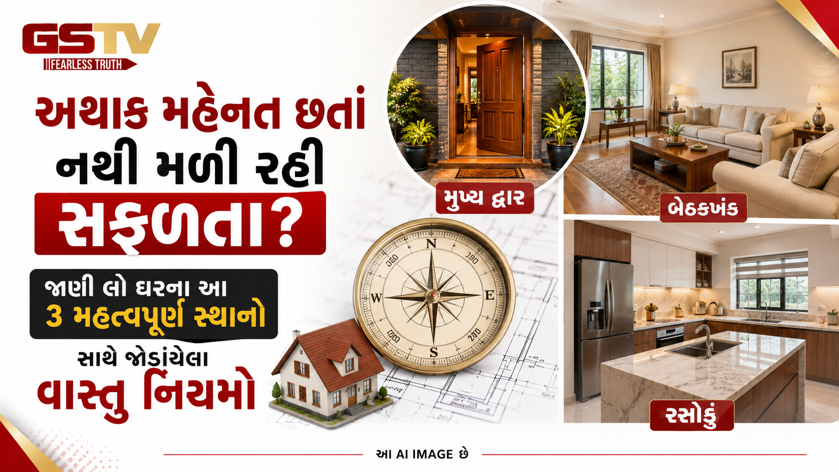 Religion : ઘરમાં માનસિક તણાવ અને આર્થિક તંગીનું કારણ બની શકે છે આ ૩ વાસ્તુ દોષ