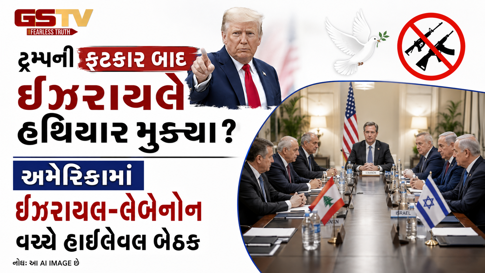 અમેરિકાની મધ્યસ્થી: સીઝફાયર બાદ હવે વોશિંગ્ટનમાં ઈઝરાયલ-લેબેનોન વચ્ચે થશે ઐતિહાસિક બેઠક