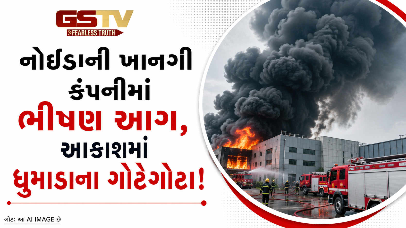 VIDEO:નોઈડાની ખાનગી કંપનીમાં ભીષણ આગ, આકાશમાં ધુમાડાના ગોટેગોટા!