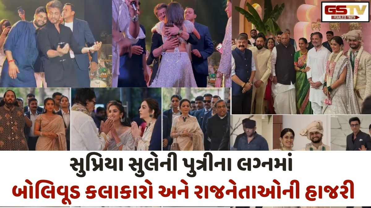 VIDEO:  Amitabh, Ranbirથી લઈને અંબાણી પરિવાર સુધી; Supriya Suleની દીકરી રેવતીના લગ્નમાં ઊમટ્યા ફિલ્મસ્ટાર્સ અને રાજનેતાઓ