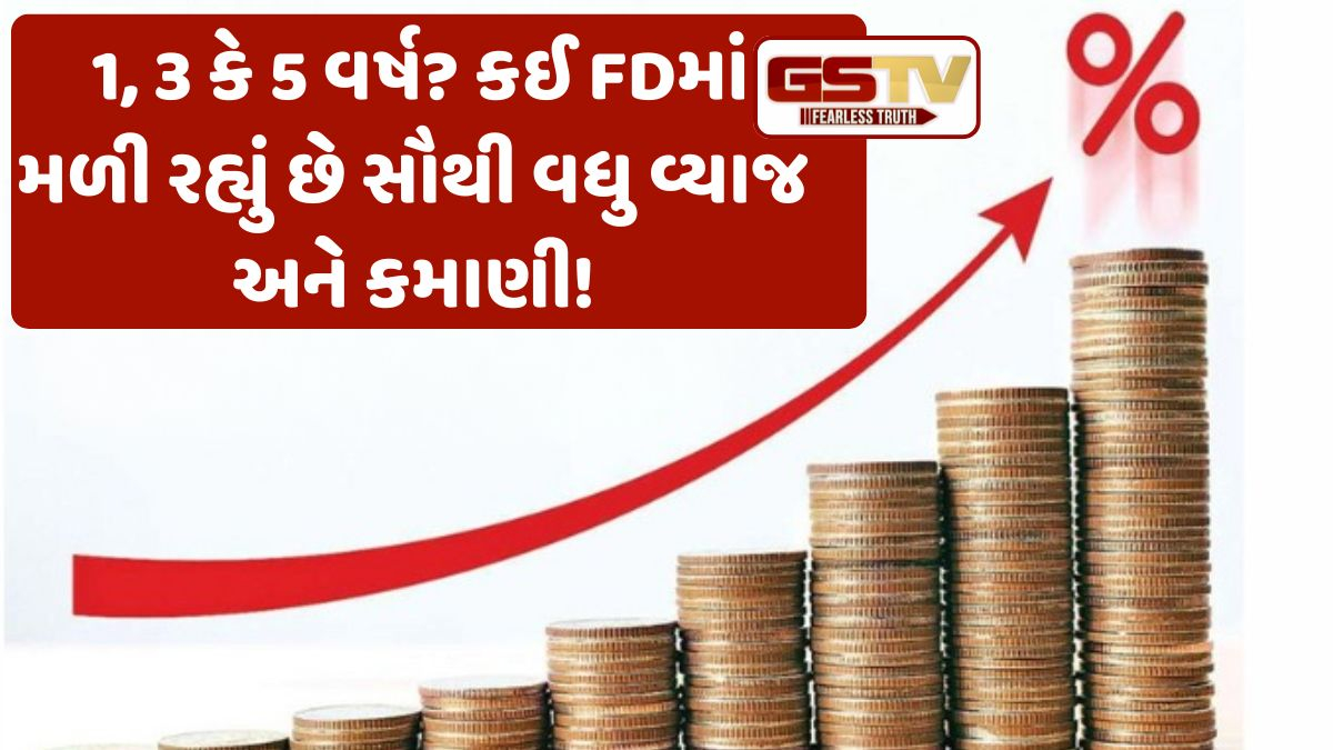 રોકાણકારો માટે 1 વર્ષ, 3 વર્ષ કે 5 વર્ષમાંથી કયો વિકલ્પ છે બેસ્ટ? FD કરાવતા પહેલાં જાણી લો કઈ બેંક આપી રહી છે તગડું વ્યાજ