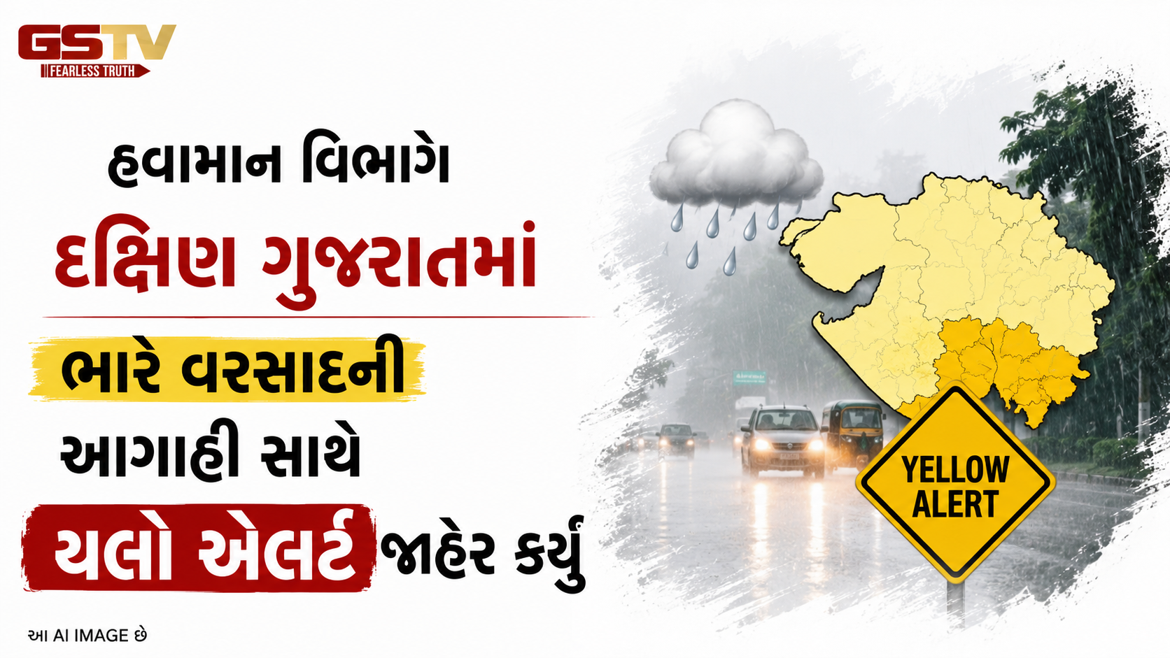 VIDEO:હવામાન વિભાગે દક્ષિણ ગુજરાતમાં ભારે વરસાદની આગાહી સાથે યલો એલર્ટ જાહેર કર્યું