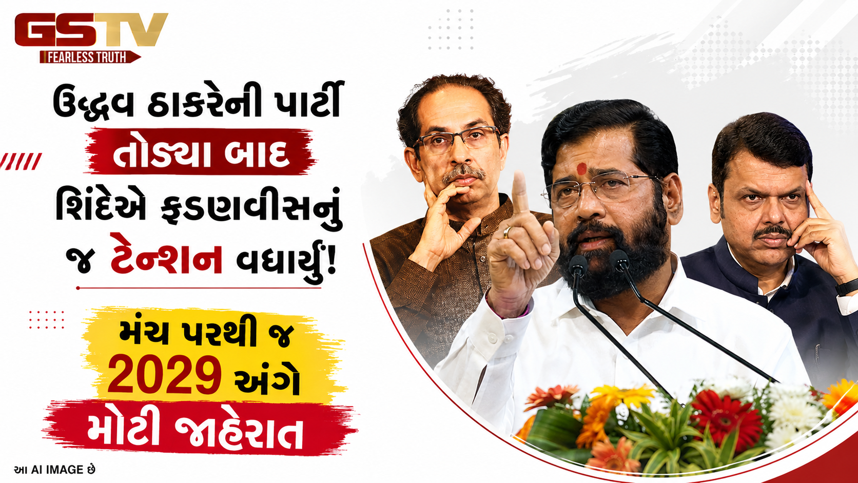 મહારાષ્ટ્રના અસલી ટાઇગર કોણ? એકનાથ શિંદેનું મોટું શક્તિપ્રદર્શન; દેવેન્દ્ર ફડણવીસને જાહેરમાં આપ્યો મોટો પડકાર!
