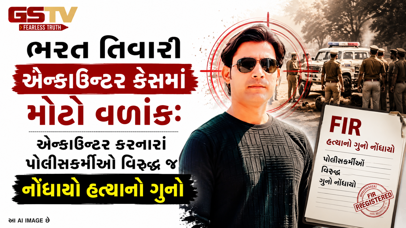 બિહાર પોલિટિક્સ: ભરત તિવારી એન્કાઉન્ટરમાં સામેલ પોલીસકર્મીઓ સામે હત્યાની FIR થી હડકંપ