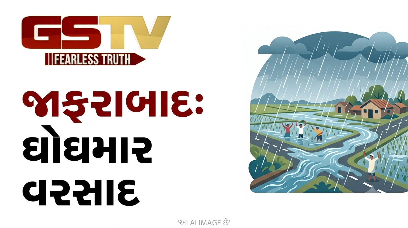 VIDEO : જાફરાબાદના ગ્રામ્ય વિસ્તારોમાં વરસાદ, ખેડૂતોમાં ખુશીનો માહોલ