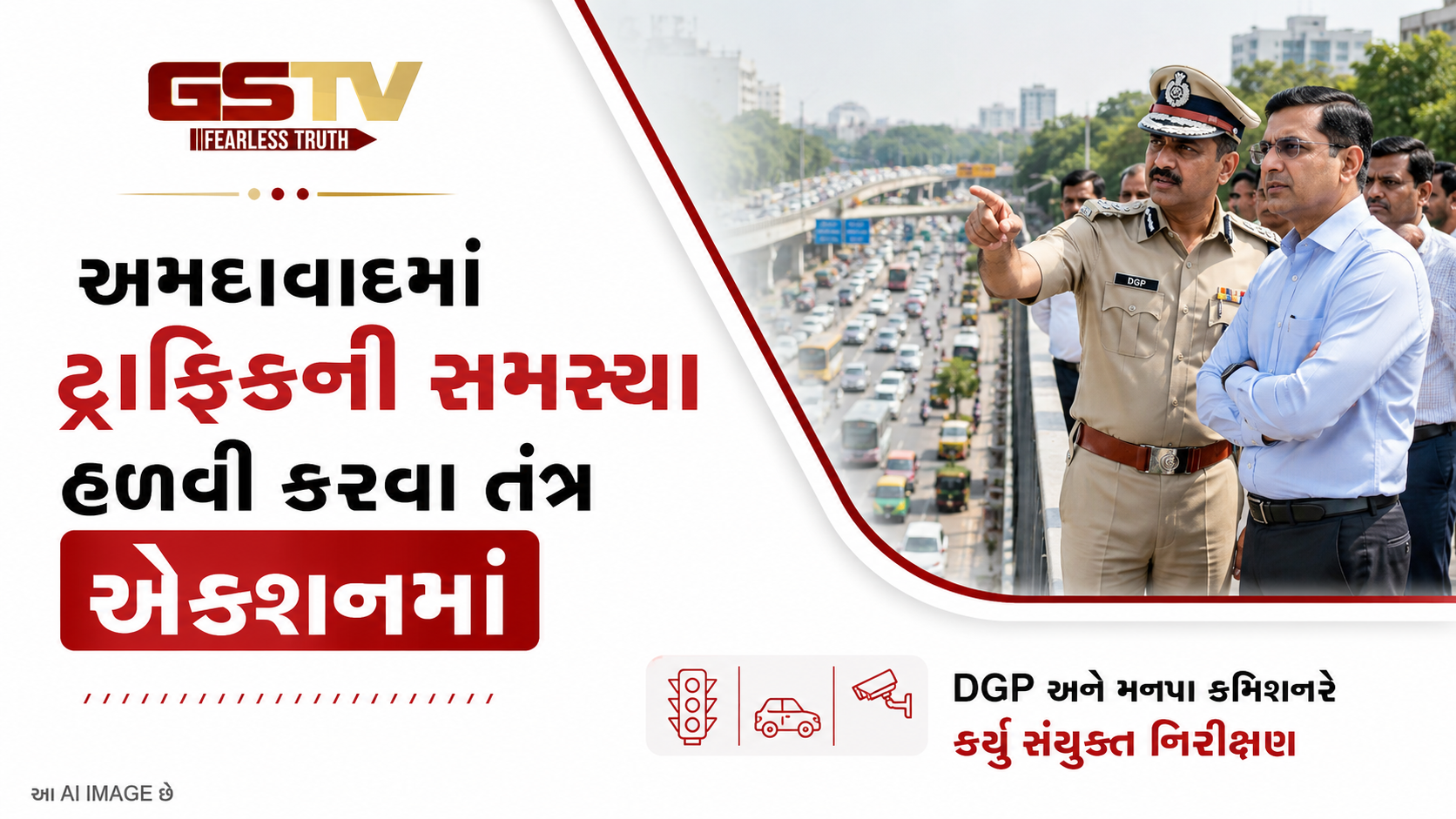 VIDEO: અમદાવાદમાં ટ્રાફિકની સમસ્યા હળવી કરવા તંત્ર એક્શનમાં, DGP અને મનપા કમિશનરે કર્યું સંયુક્ત નિરીક્ષણ