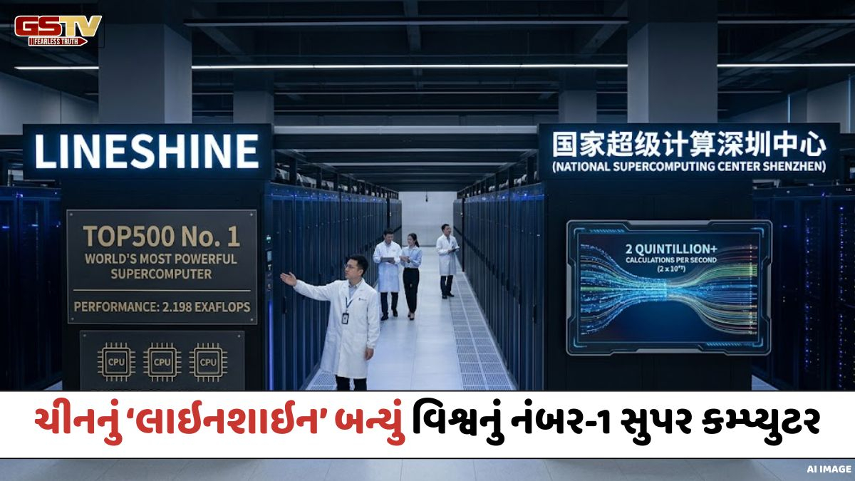 Tech News: ટેકનોલોજીની દુનિયામાં ચીનની ઐતિહાસિક સિદ્ધિ; અમેરિકાના ‘એલ કેપિટન’ને પછાડી ચીનનું ‘લાઇનશાઇન’ બન્યું વિશ્વનું નંબર-1 સુપર કમ્પ્યુટર