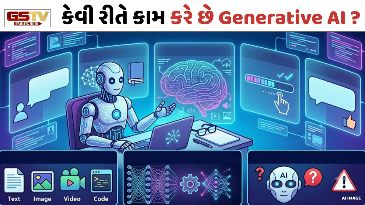 Tech News / શું છે Generative AI? જાણો સેકન્ડોમાં સવાલોના જવાબ આપતી આ ટેકનોલોજી આખરે કામ કેવી રીતે કરે છે?