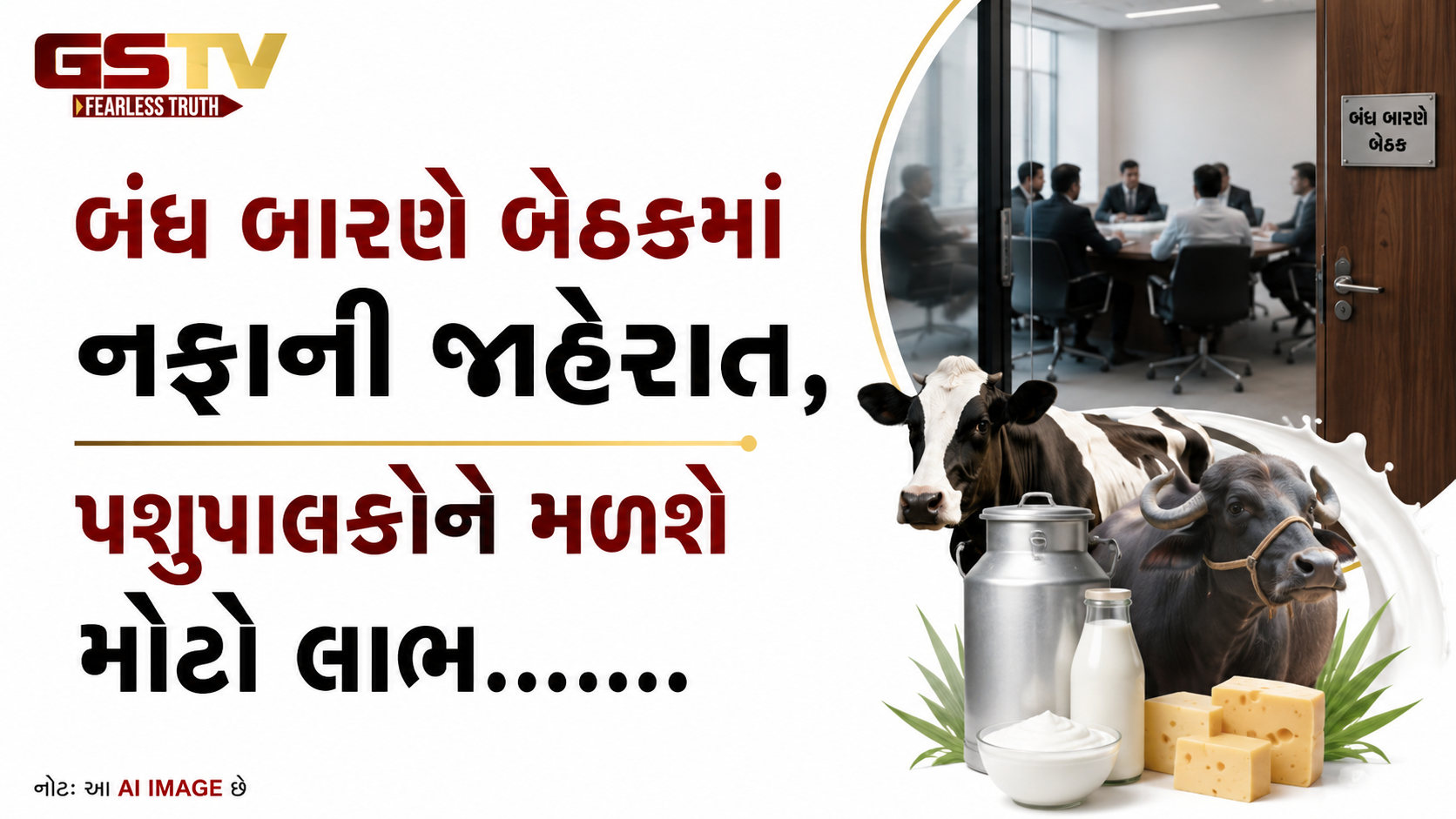 VIDEO:બંધ બારણે બેઠકમાં નફાની જાહેરાત, પશુપાલકોને મળશે મોટો લાભ..