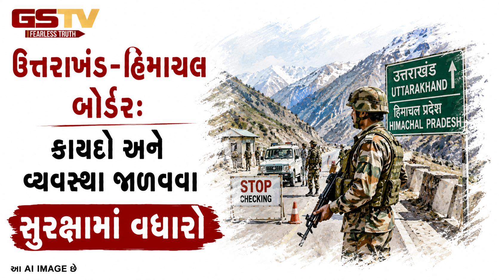 VIDEO : ઉત્તરાખંડ-હિમાચલ બોર્ડર: કાયદો અને વ્યવસ્થા જાળવવા સુરક્ષામાં વધારો