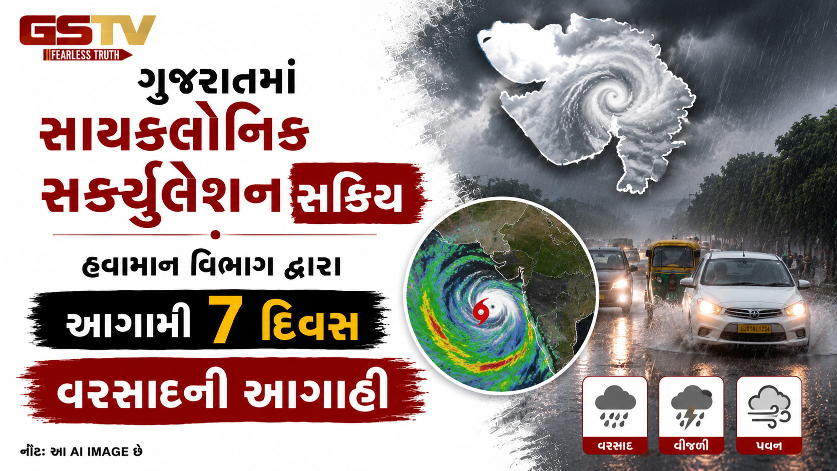 નવી સિસ્ટમ સક્રિય થતાં 7 દિવસ હળવા વરસાદની અગાહી, જાણો ગુજરાત વેધર અપડેટ