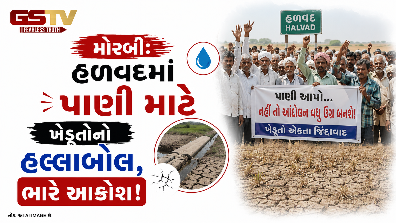VIDEO: મોરબીઃ હળવદમાં પાણી માટે ખેડૂતોનો હલ્લાબોલ, ભારે આક્રોશ!