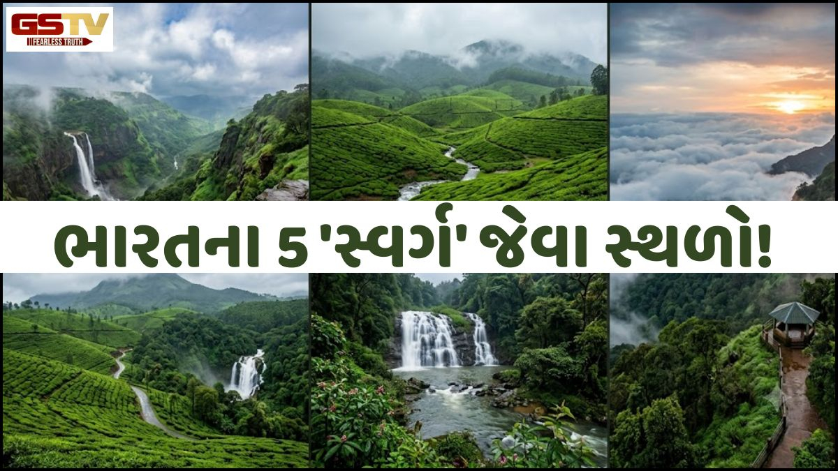 Monsoon Travel: ચોમાસામાં સ્વર્ગ જોવું હોય તો ભારતના આ 5 સ્થળોએ પહોંચી જાવ, વિદેશ પણ ભૂલી જશો!