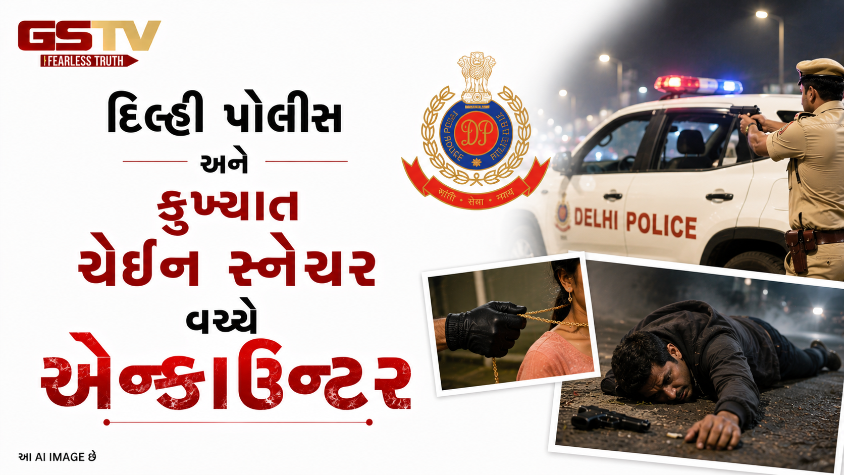 VIDEO: દિલ્હી પોલીસ અને કુખ આયાત ચેઈન સ્નેચર વચ્ચે એન્કાઉન્ટર