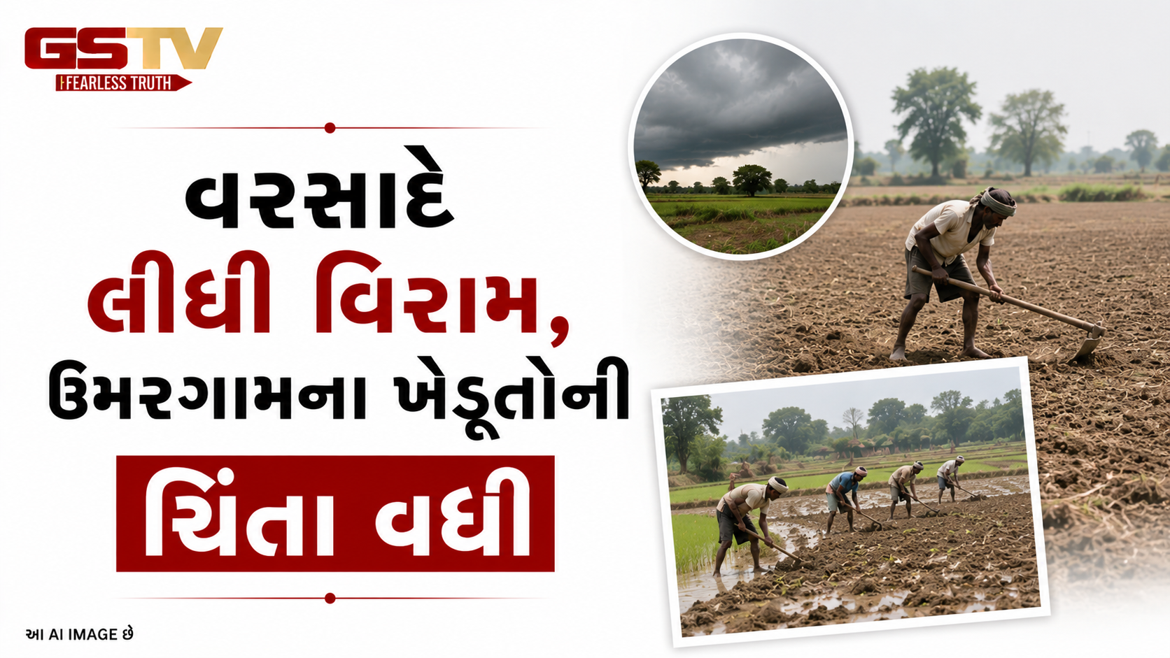 VIDEO:ઉમરગામ: વરસાદના ખેંચાણ વચ્ચે ડાંગરના પાક માટે આશાભેર ખેતકામ કરતા આદિવાસી ખેડૂતો
