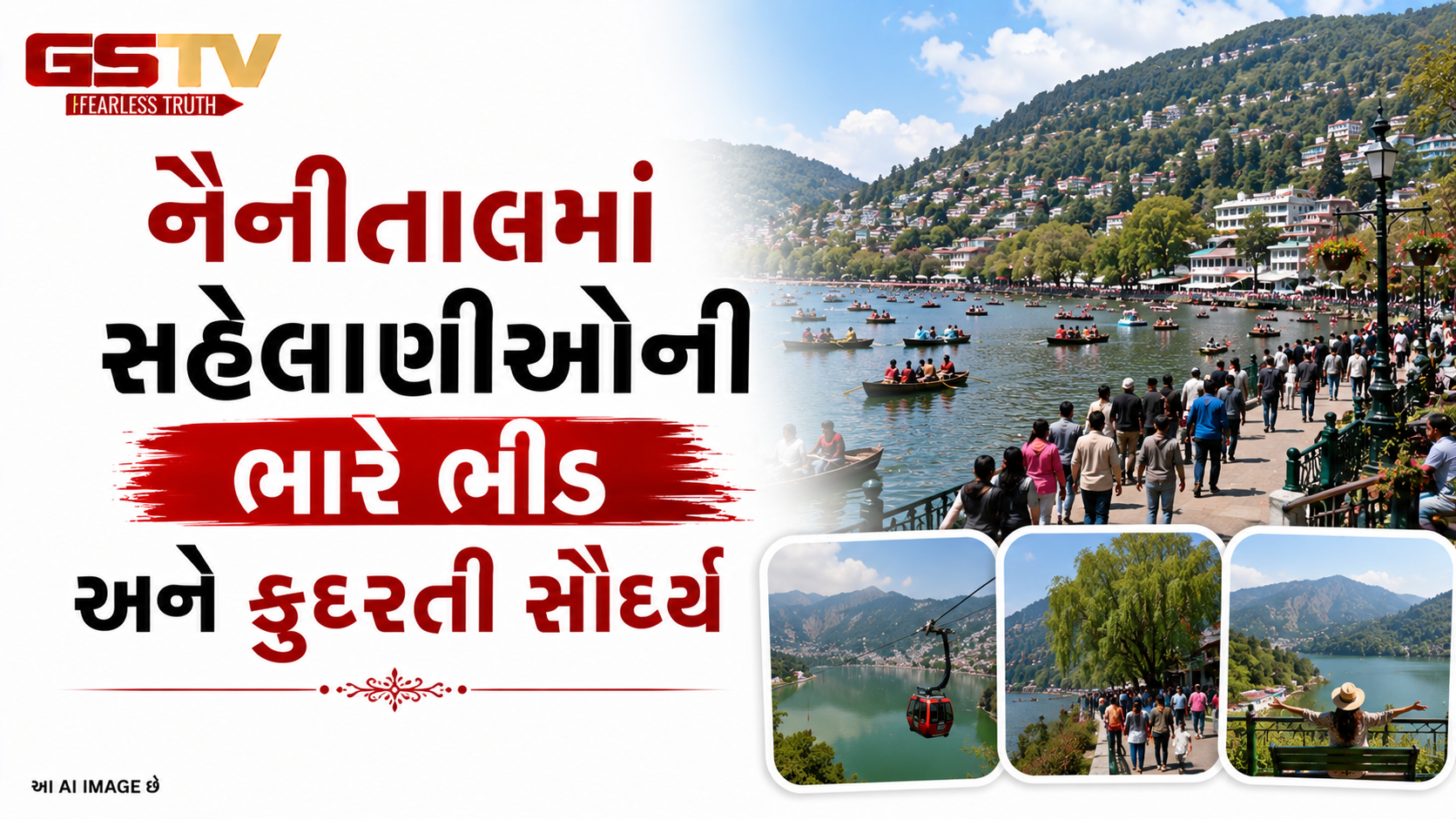 VIDEO: નૈનીતાલમાં સહેલાણીઓની ભારે ભીડ અને કુદરતી સૌંદર્ય