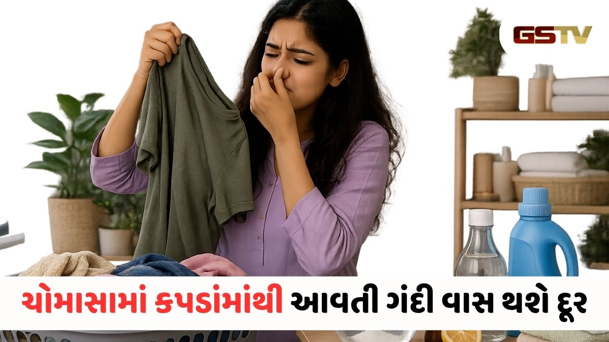ચોમાસામાં કપડાંમાંથી આવતી ભેજની દુર્ગંધથી છો પરેશાન? અપનાવો આ 3 સરળ ઘરેલું ઉપાયો