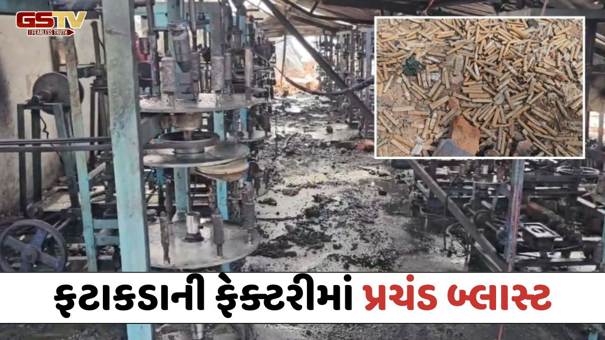 Kheda: કપડવંજમાં ફટાકડાની ફેક્ટરીમાં પ્રચંડ વિસ્ફોટ; આખું મકાન તૂટીને ભુક્કો, ધડાકાથી આસપાસના ગામો ધ્રૂજ્યા, 5થી વધુ શ્રમિક ઈજાગ્રસ્ત