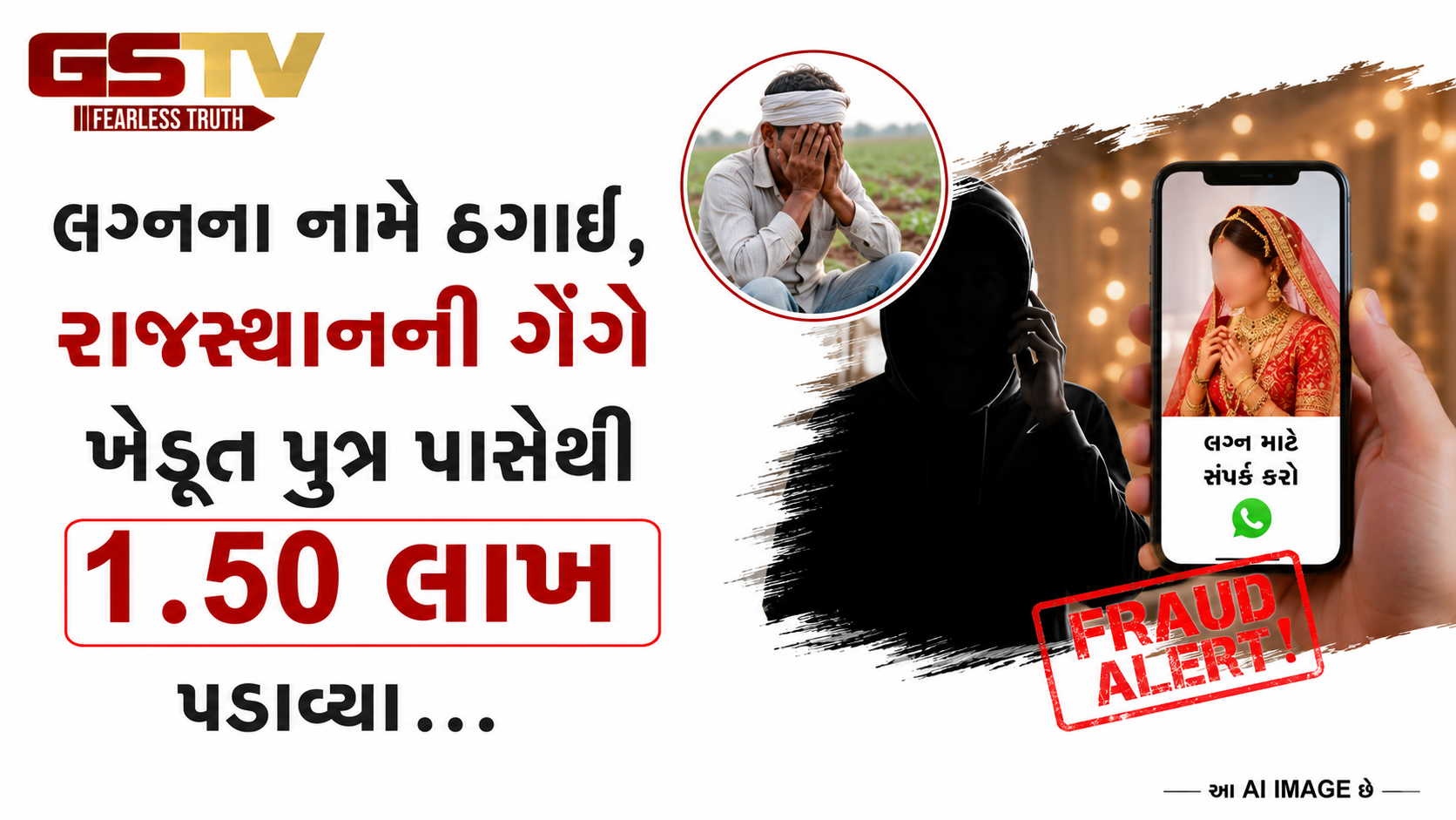 VIDEO: લગ્નના નામે ઠગાઈ, રાજસ્થાનની ગેંગે ખેડૂત પુત્ર પાસેથી 1.50 લાખ પડાવ્યા
