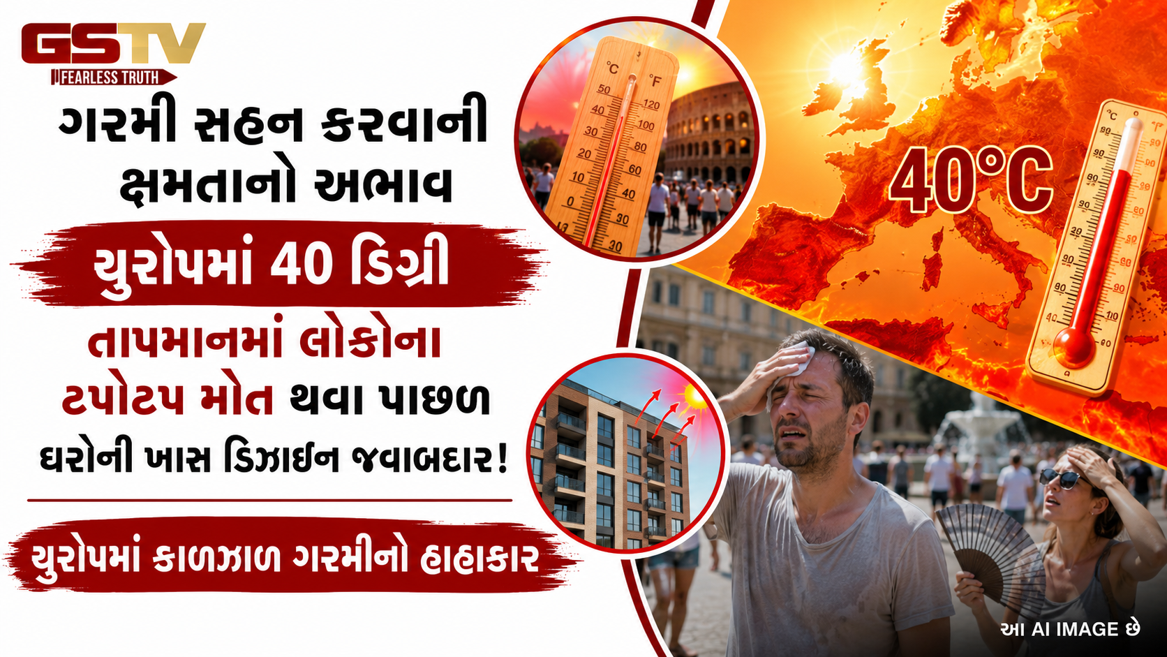 ભારતમાં 40 ડિગ્રીતાપમાન સામાન્ય પણ યુરોપમાં કેમ સર્જાય છે મોતનું તાંડવ? જાણો તેની પાછળનું અસલી કારણ