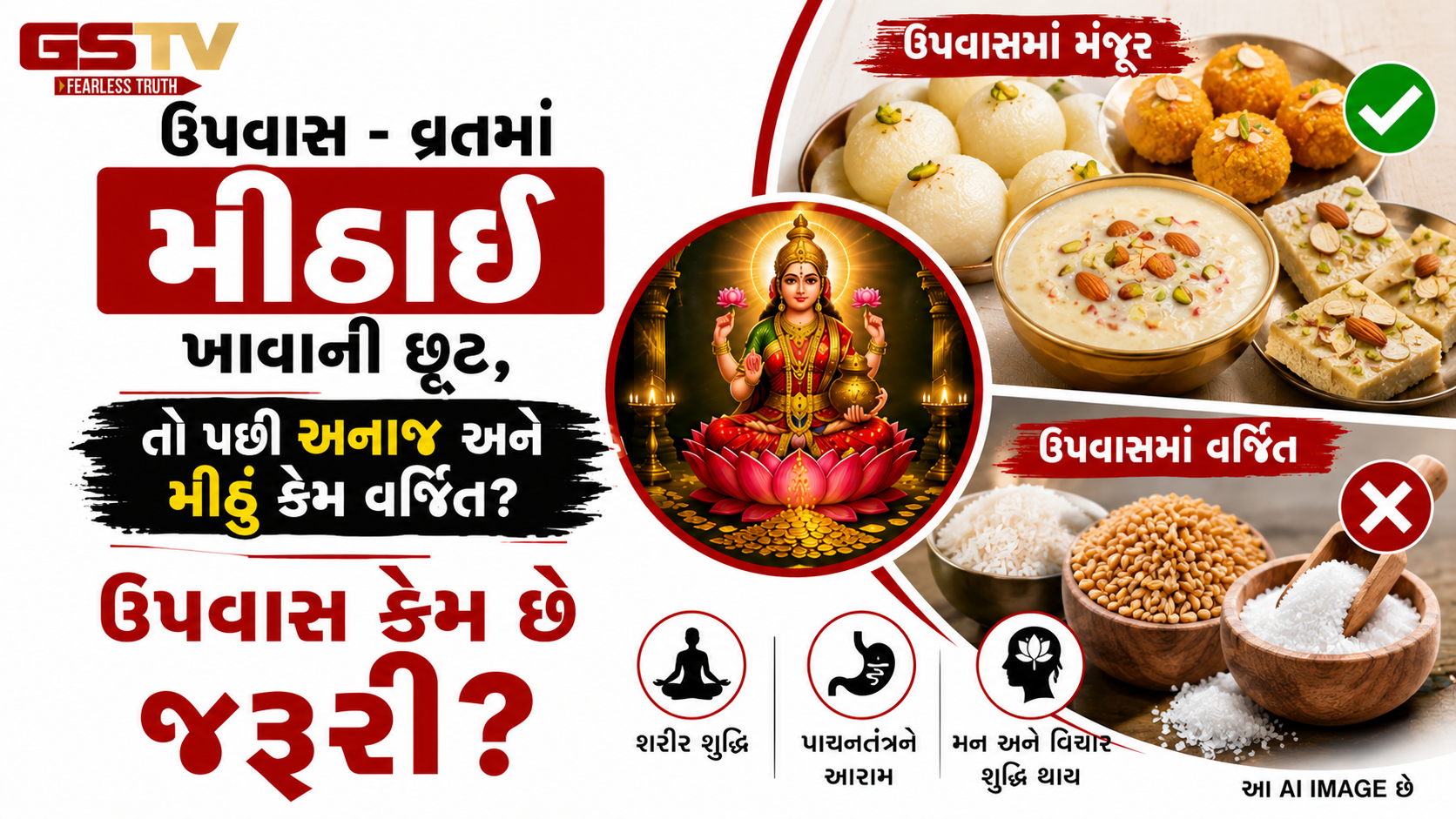 Religion : તમે પણ વ્રત કરો છો? તો જાણી લો ઉપવાસમાં મીઠું અને અનાજ ન ખાવા પાછળનું સાચું કારણ