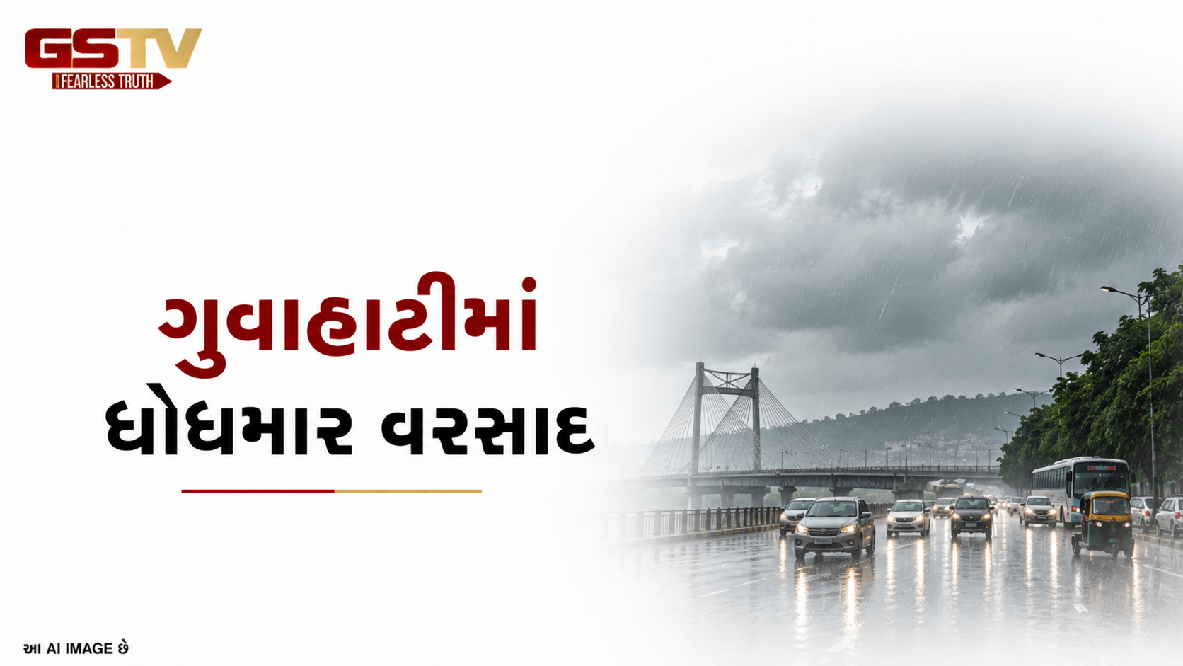 VIDEO : ગુવાહાટીમાં મેઘરાજાની ધમાકેદાર બેટિંગ: વરસાદથી વાતાવરણ બન્યું આહલાદક