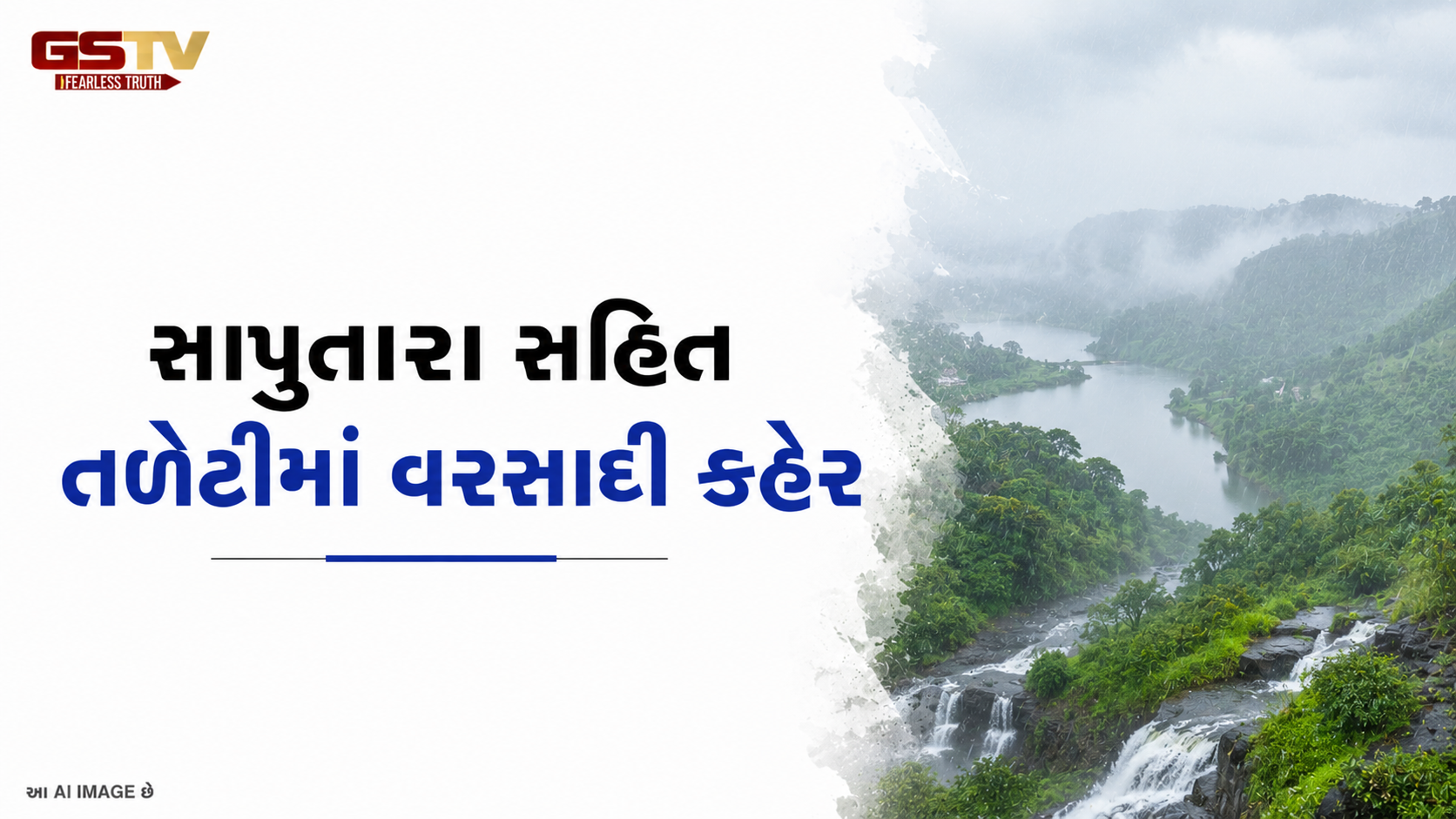લાંબા વિરામ બાદ ડાંગ પંથકમાં ધમાકેદાર વરસાદ; નદી-કોતરો છલકાયા, ખેડૂતોમાં આનંદ