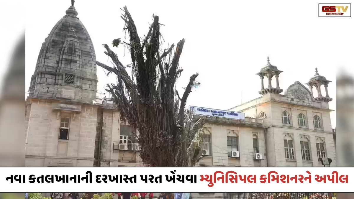 Vadodara: નવા કતલખાનાની દરખાસ્ત પરત ખેંચવા VSPCAની મ્યુનિસિપલ કમિશનરને અપીલ, જીવદયા પ્રેમીઓમાં ચિંતા