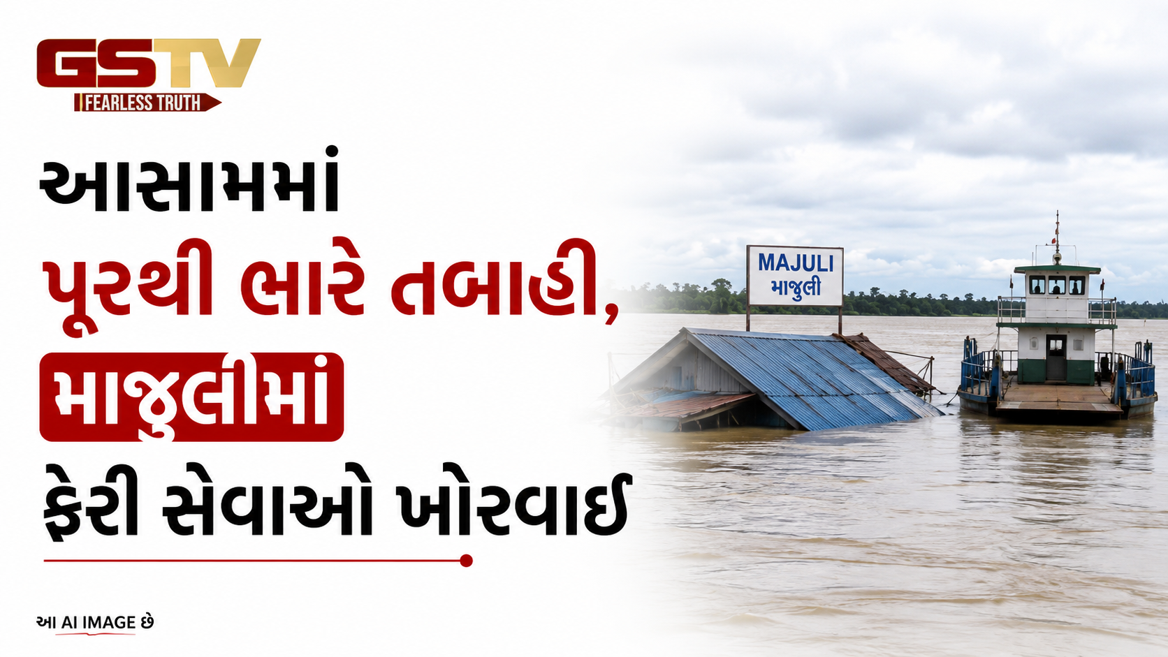 VIDEO: ANDAR NI VAAT/ આસામમાં પૂરથી ભારે તબાહી, માજુલીમાં ફેરી સેવાઓ ખોરવાઈ